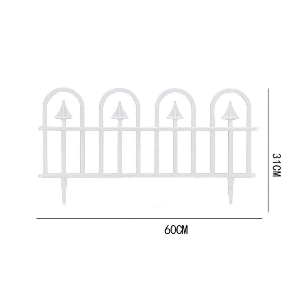 Gard Gradina Procart PVC 4 Segmente Alb - imagine 3