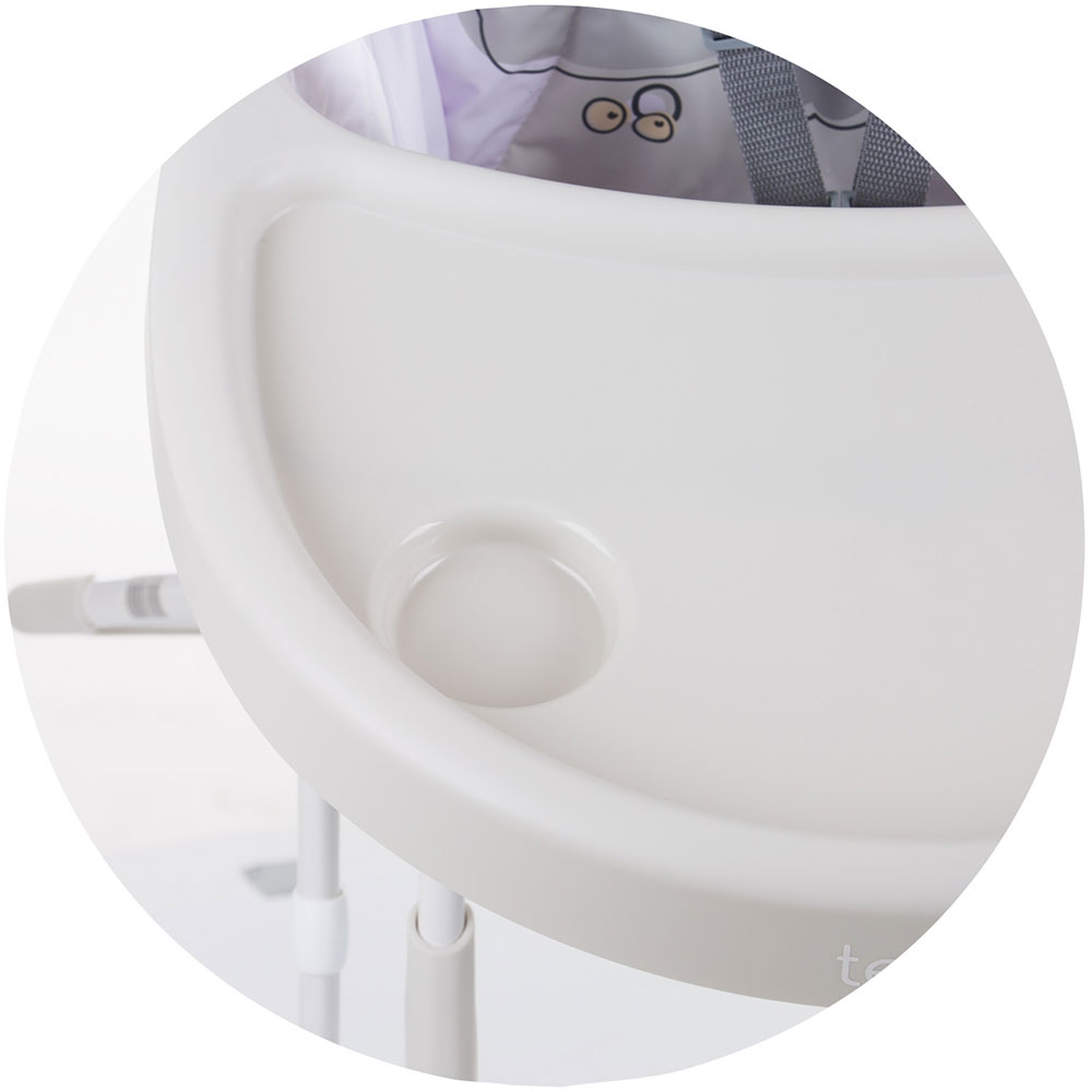 Scaun de masa Chipolino Teddy Glacier, 0-15 kg - imagine 4