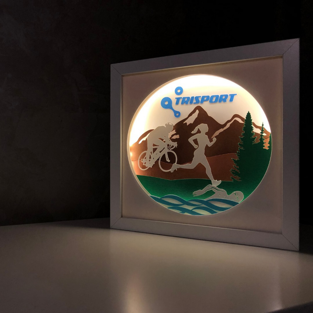 Tablou Luminos Logo 026 Noorhandmade | Deco Magică - imagine 4