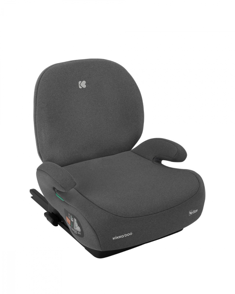KikkaBoo i-Boost Gri ISOFIX - Scaun Auto Sigur 125-150cm - imagine 8