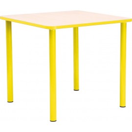 Masa Gradinita Bambino Patrata Galben