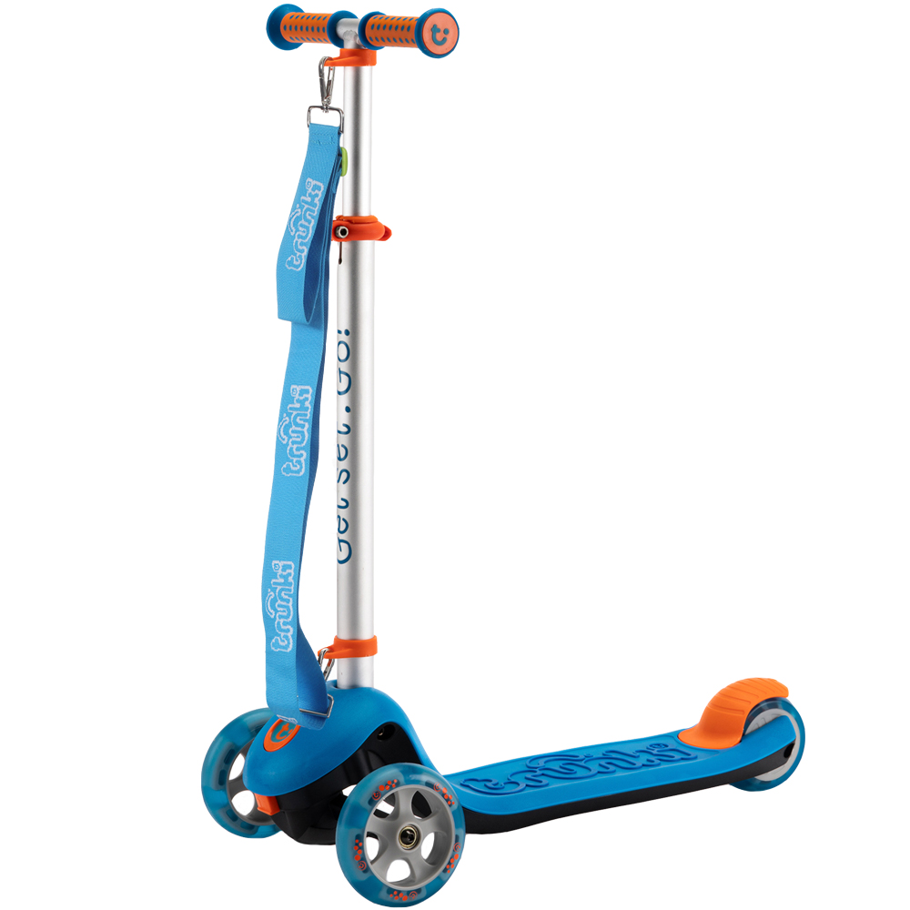 Trotineta Trunki Albastru Pliabilă, Ghidon Reglabil - imagine 5