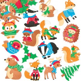 Set 120 Autocolante Neopren Animale Iarnă Baker Ross