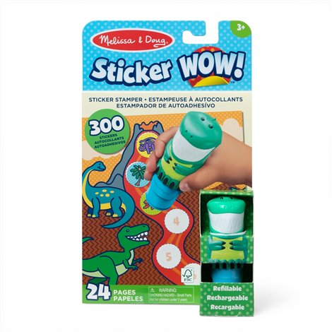 Sticker WOW Dinozaur Melissa & Doug - Joc Creativ - imagine 10