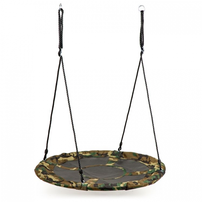 Leagan Ecotoys cuib barza 100cm camuflaj - imagine 2