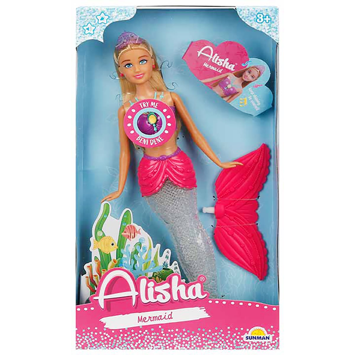 Papusa Sirena Alisha 29 cm - Joc Magic