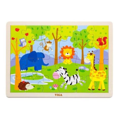 Puzzle Zoo Viga | Dezvoltare Inteligență 2-5 Ani