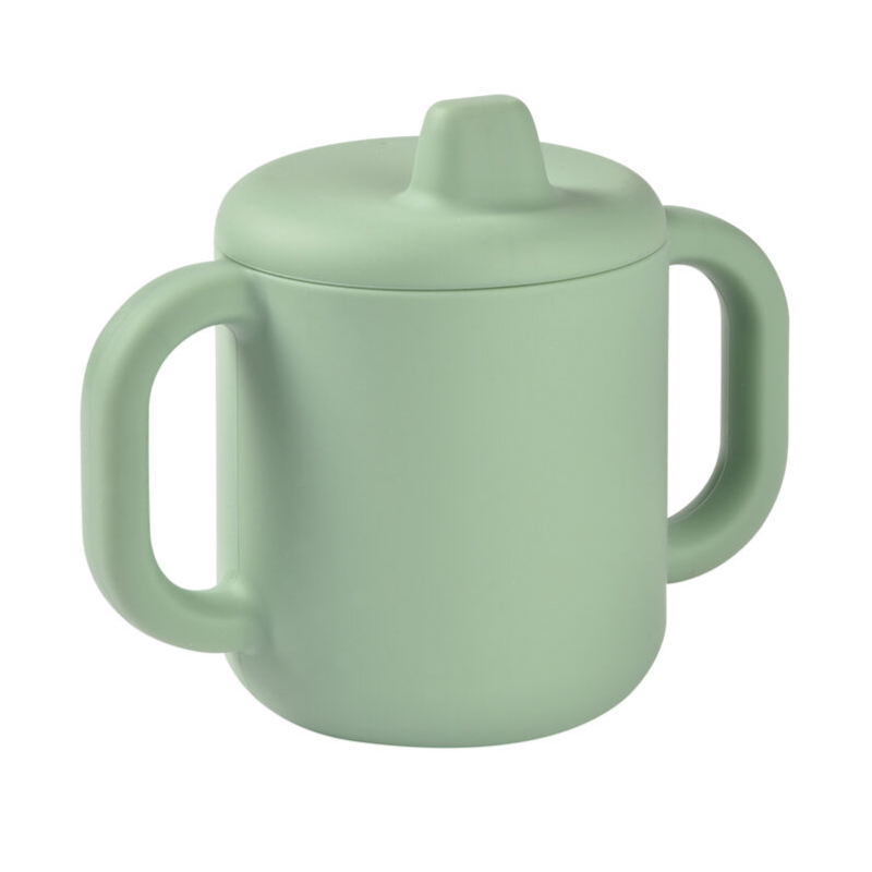 Set Masă Silicon Beaba Essentials GreySage Green