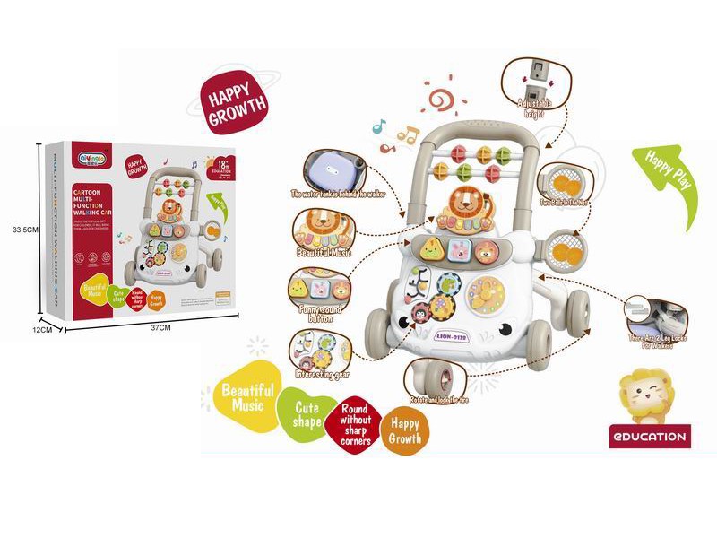 Antepremergator 2in1 Malplay Educational Lion