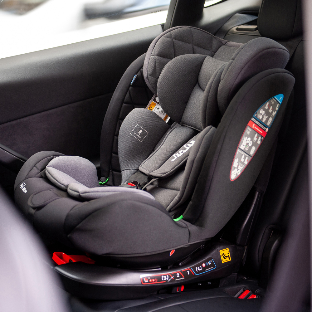 Scaun Juju Total 360 i-Size rotativ negru - imagine 6
