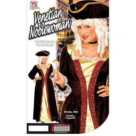 Costum Carnaval Venetian Nobilă Widmann - imagine 2
