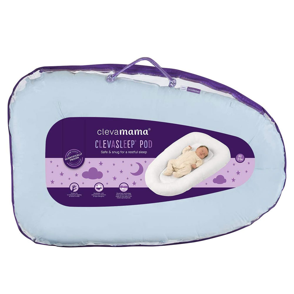 Pozitionator Clevamama Blue, Confort și Siguranță