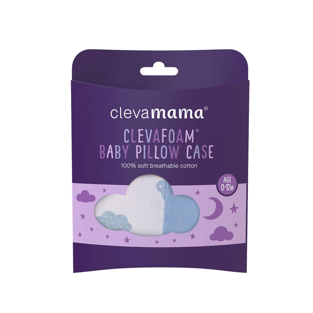 Fătă de pernă Clevamama Blue, imprimă originală - imagine 4