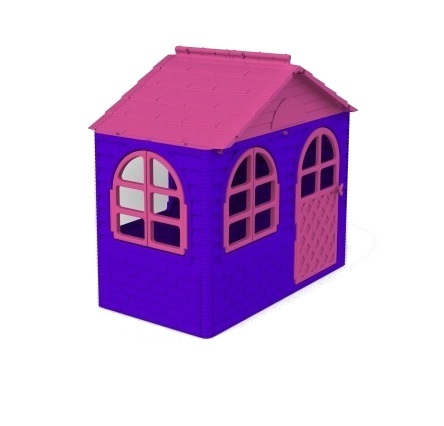 Casuta Joaca Mykids PinkViolet - Interior/Exterior - imagine 2