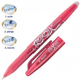 Pix Pilot Frixion 0.7mm Rosu cu Radiera