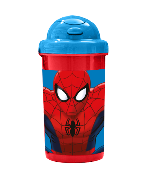 Recipient 500 ml Spiderman cu Pai