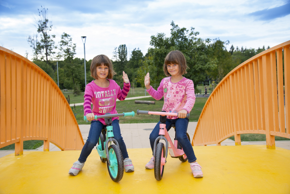 Bicicleta fără pedale Byox Go On Grey, 12 inch - imagine 5