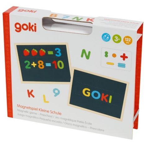 Set Educativ Goki, 122 Piese Magnetice - imagine 3