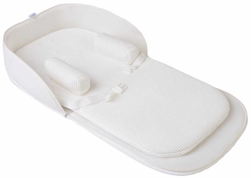 Salteluta Pozitionator BabyMatex Travel Nest White - imagine 8