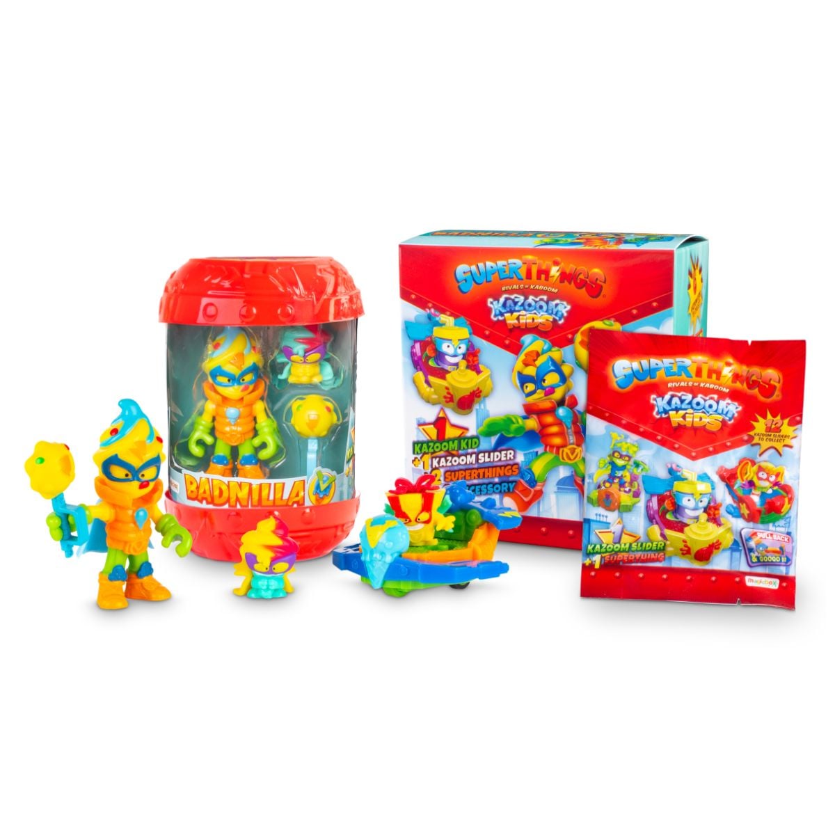 Set Figurine Superthings Kazoom Kids + Vehicul