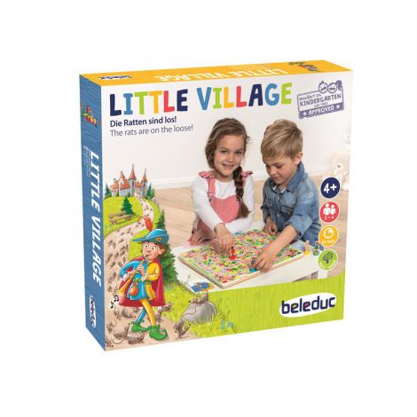 Joc educativ Little Village Beleduc, Lemn