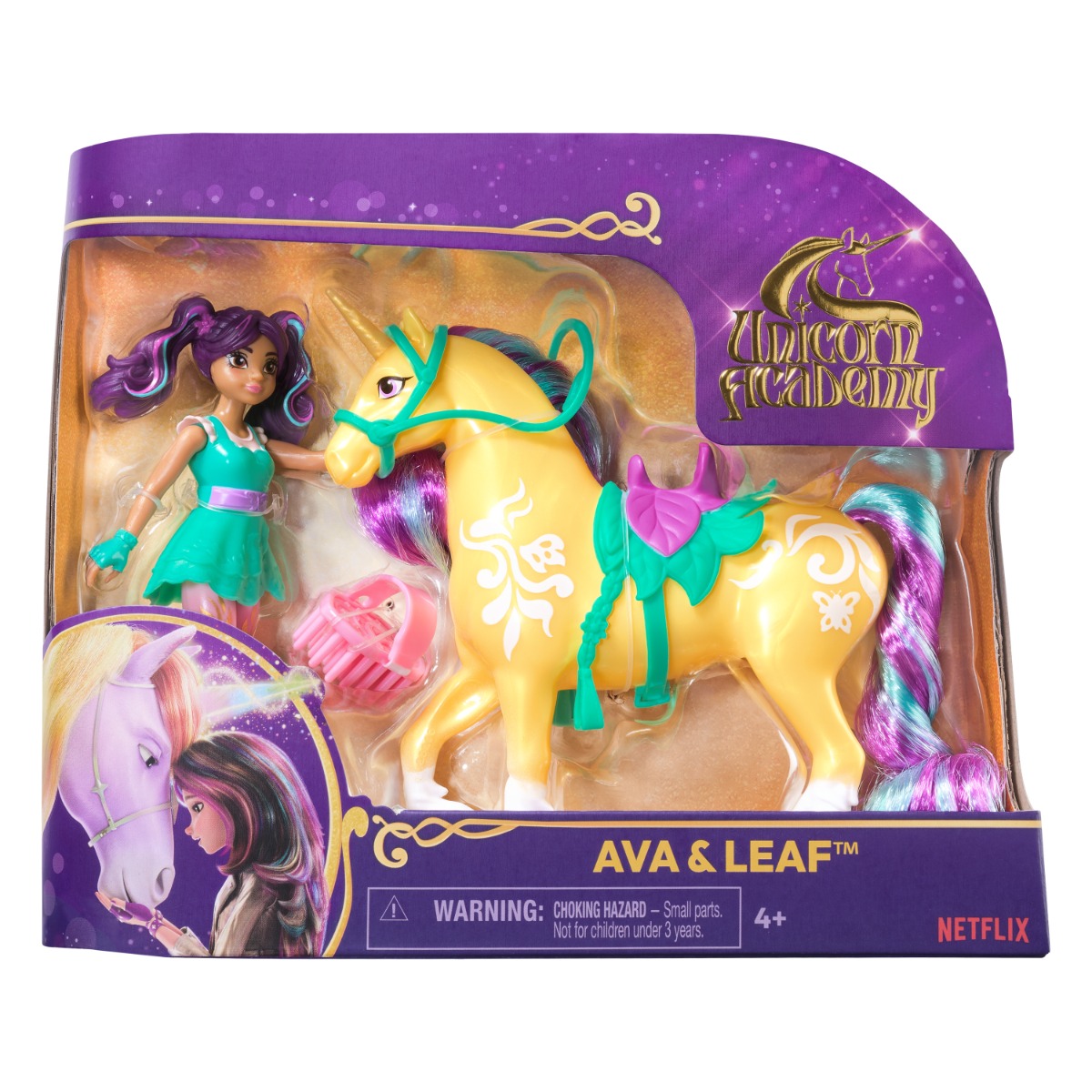 Set Papusa Ava si Unicornul Leaf | Unicorn Academy