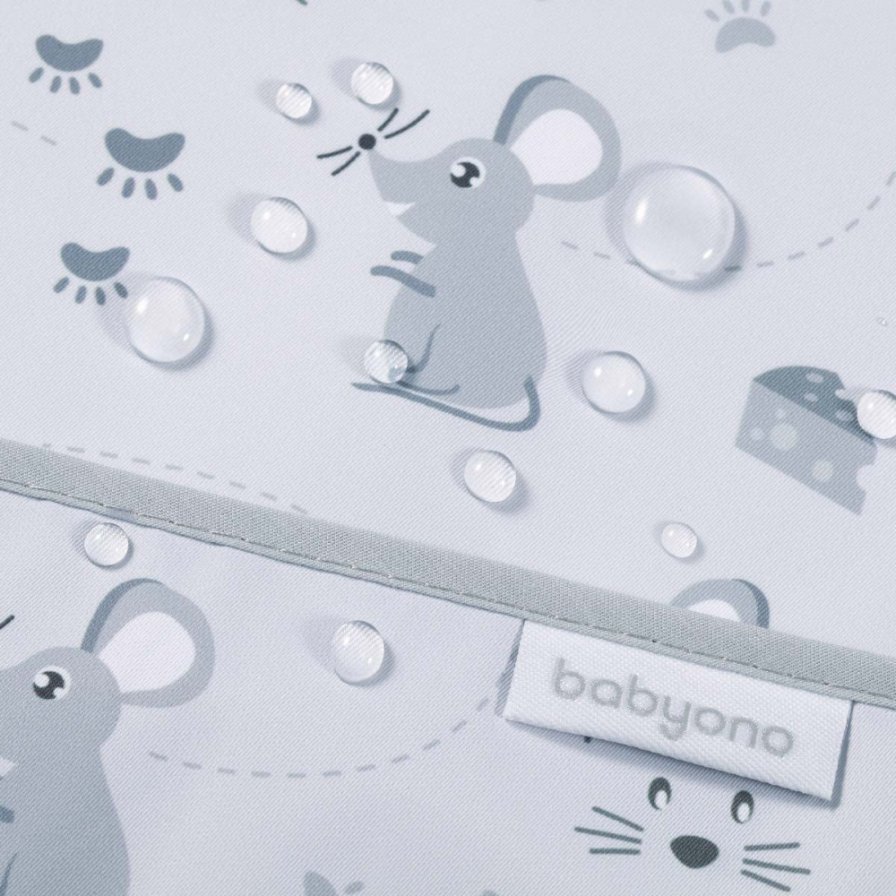 Baveta Impermeabila Mouse Babyono | Protecție - imagine 2