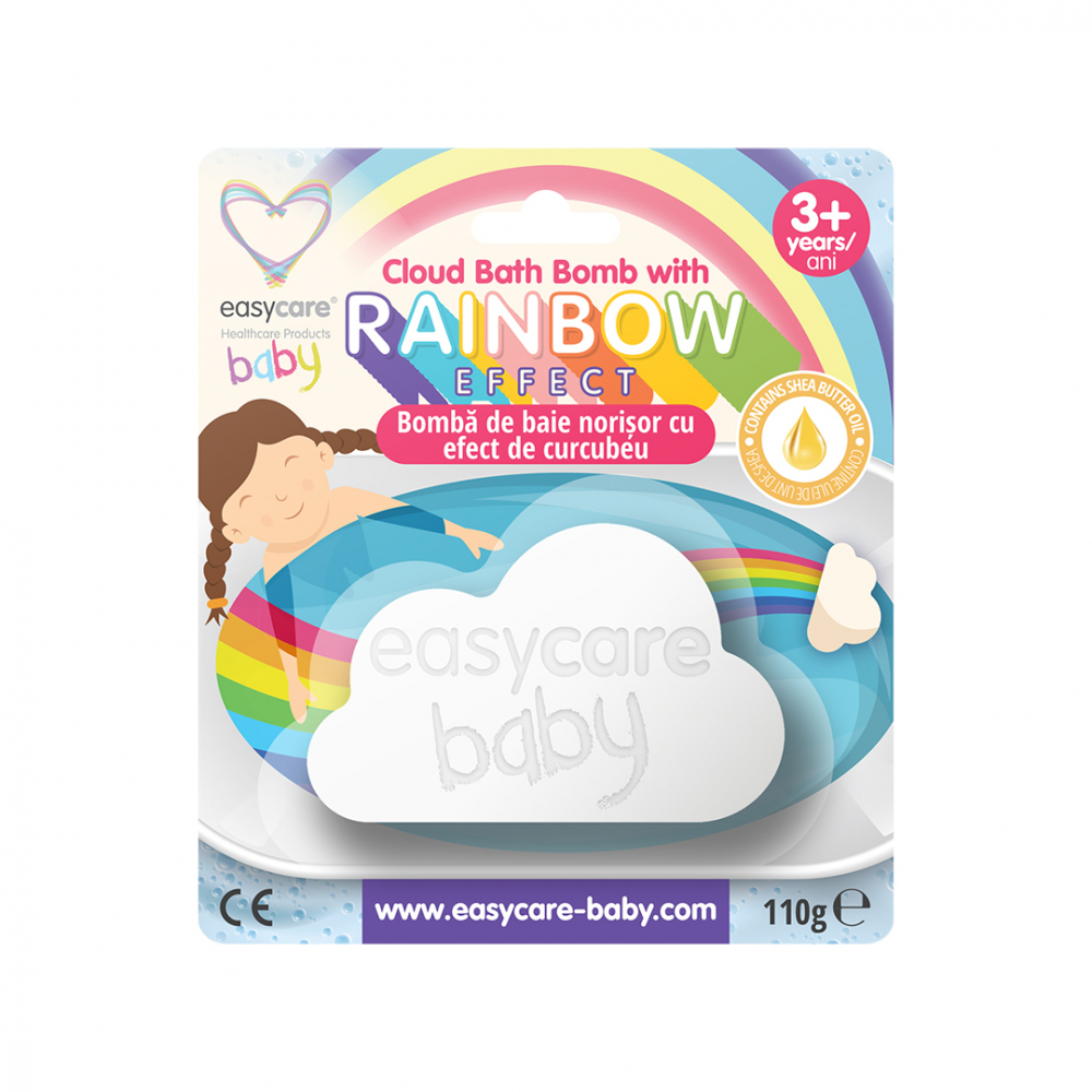 Bomba de Baie EasyCare Baby Curcubeu 110g - imagine 3
