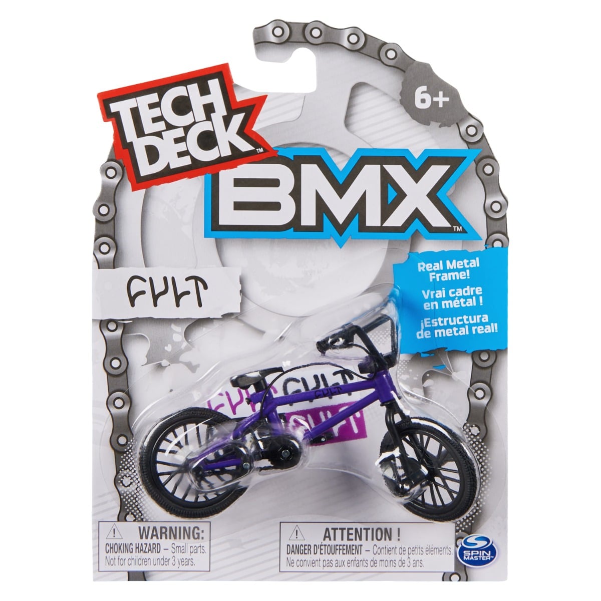 Mini BMX Tech Deck Cult - Detalii Realiste