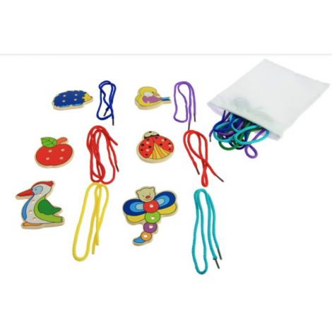 Joc de Însiretat Copacelul Goki - Motricitate Fină - imagine 3
