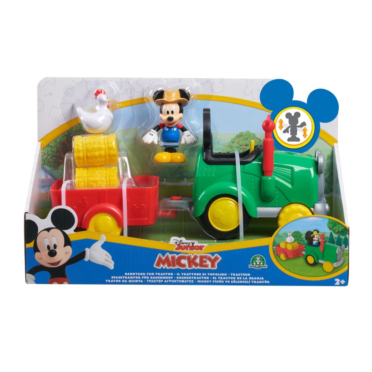 Set Tractor cu Remorca Disney Mickey Mouse