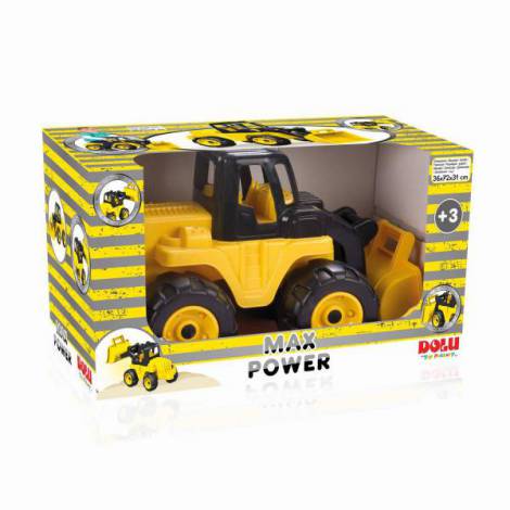Buldozer Dolu 72cm - Jucărie Motricitate Copii - imagine 3