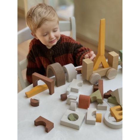 Blocuri Puzzle Lemn Minmimcph | Joc Educativ - imagine 4