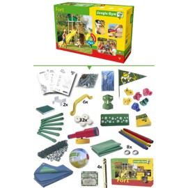 Spațiu de Joacă FORT JungleGym, Lemn, 3-14 Ani - imagine 4