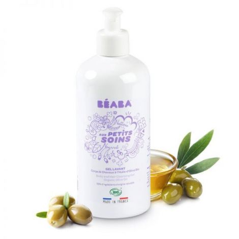 Gel de dus organic Beaba pentru bebelusi 500ml - imagine 4