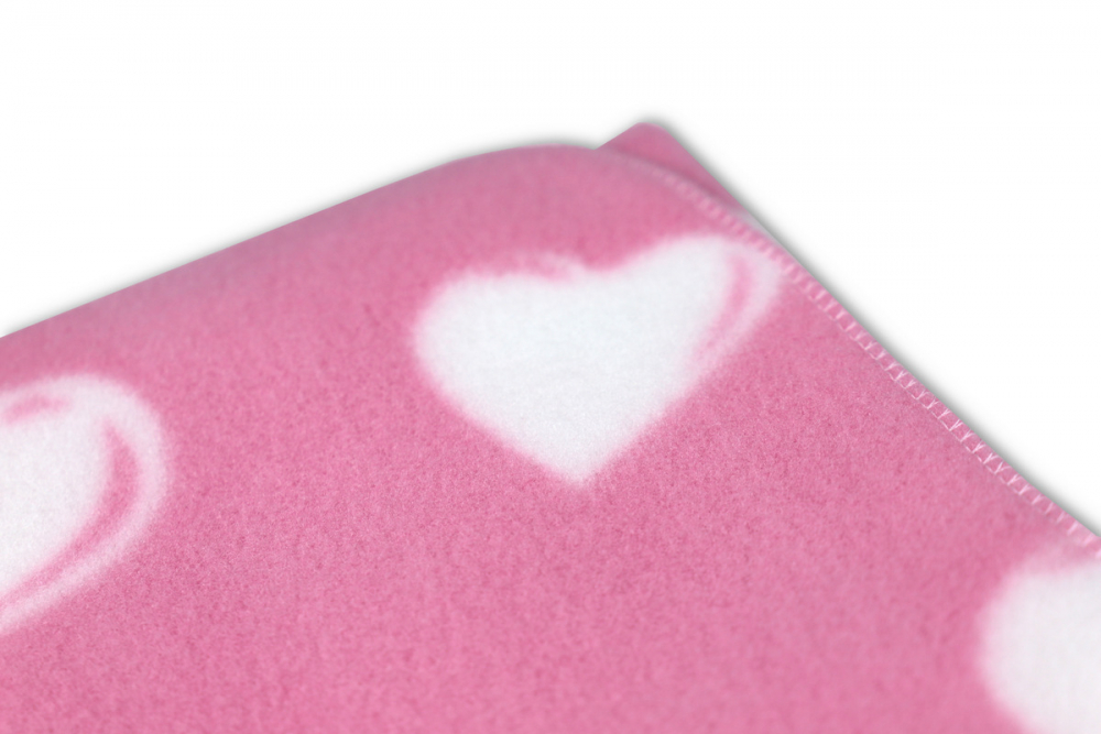 Paturica Pink Heart Egakids - Confort și Căldură