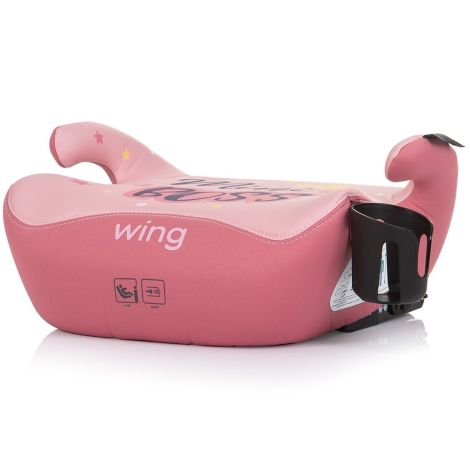 Înălțător Auto Chipolino Wing I-Size cu Isofix Pink - imagine 3