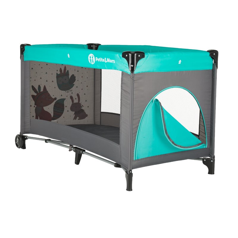 Patut Pliant Vulpita Turquoise | Petite&Mars - imagine 4