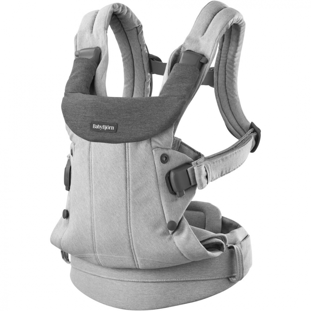 Marsupiu BabyBjorn Harmony Light Gray - Anatomic - imagine 8