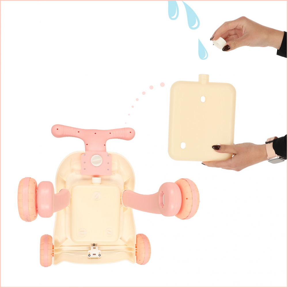 Antepremergator Ikonka 2in1 Roz cu Lumini și Sunete - imagine 10