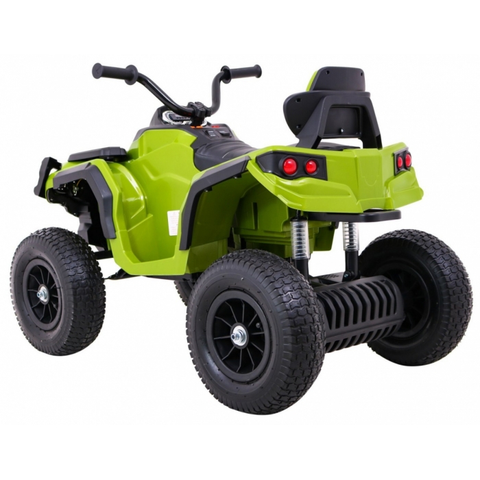 ATV Electric Copii Ramiz 90W Verde cu Suspensii și Sunete - imagine 9