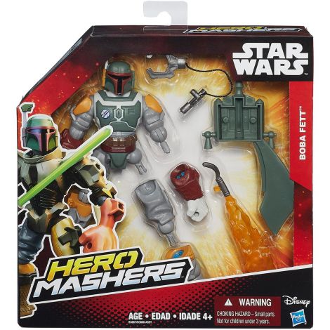 Figurina Star Wars Hero Mashers Bobba Fett Hasbro - imagine 2