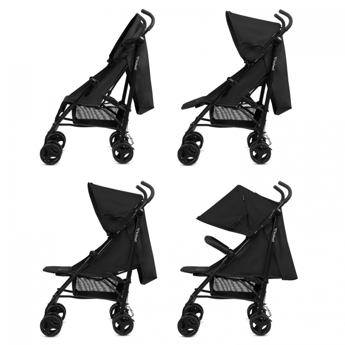 Carucior Sport Kidwell Qugar Black - Ușor și Practic