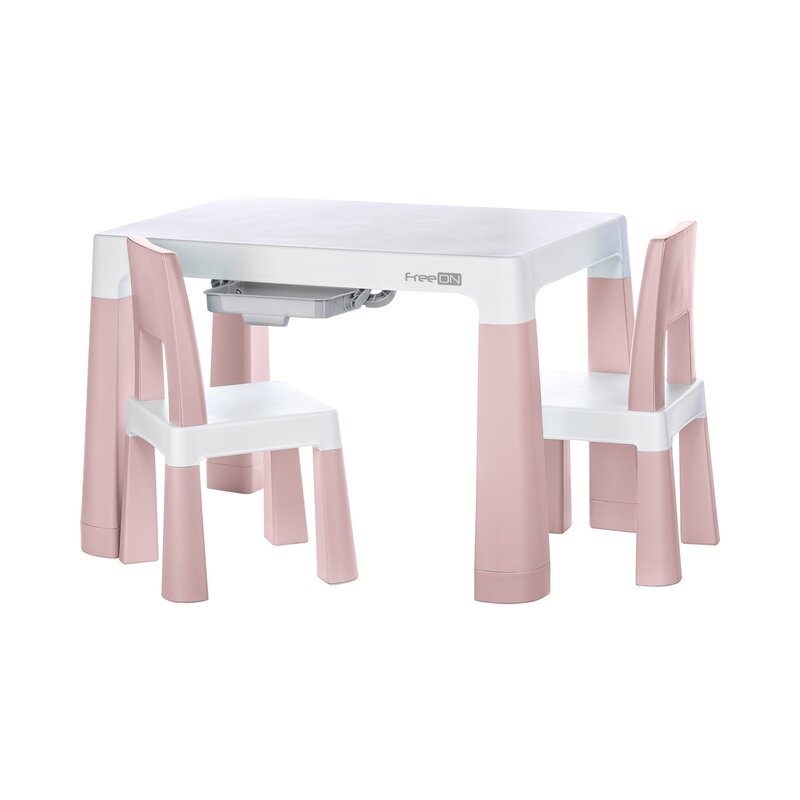 Set Masa+Scaune FreeON Neo Roz Reglabila