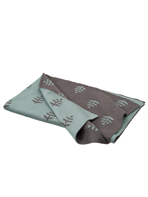 Patura Fine Knitted Leaves Fresk Bumbac Organic - imagine 2