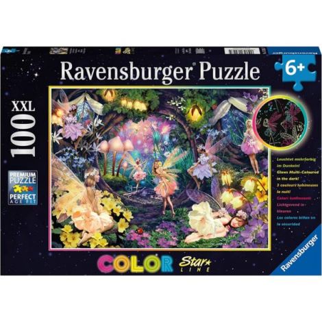 Puzzle Gradina Zanelor 100 Piese Ravensburger - imagine 2