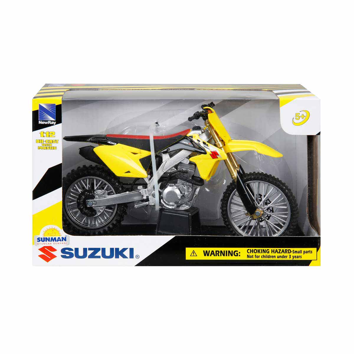 Motocicleta Suzuki RM-Z450 2014 New Ray 1:12