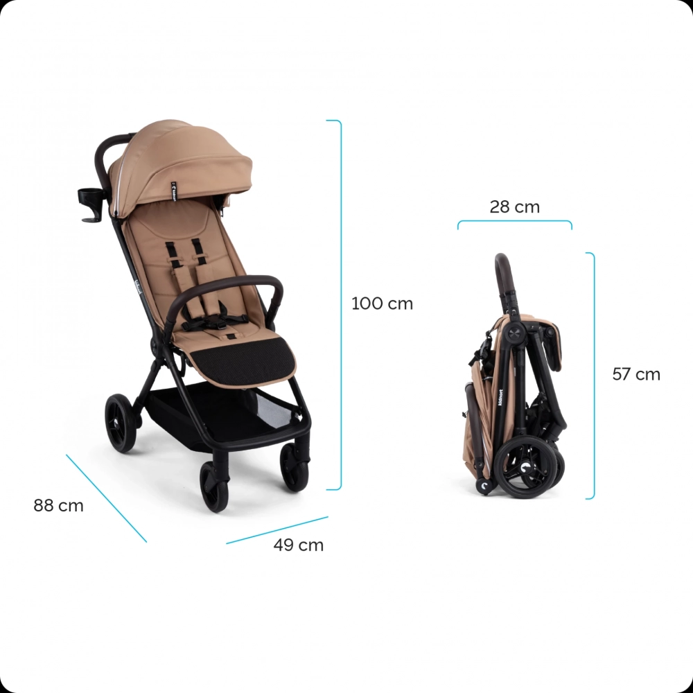 Kidnort Snougle - Carucior autofold pliabil - imagine 4