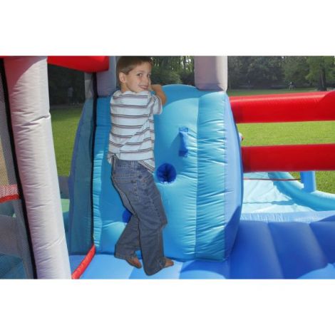 HappyHop Splash Park - Centru de joacă gonflabil cu apă - imagine 10