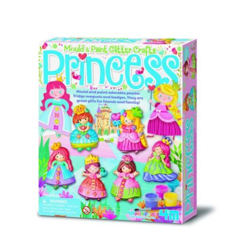 Atelier Creativ 4M Printesa cu Sclipici | Modelează și Pictează